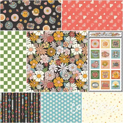 Besties 1 Yard Bundle Charcoal, 8pcs/bundle