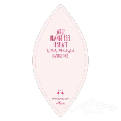 Beverly McCullough Orange Peel Template
