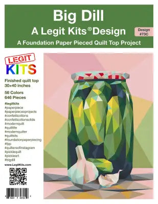 Big Dill Foundation Paper Pieced Pattern
