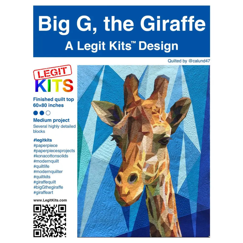 Big G the Giraffe Quilt Kit QK002