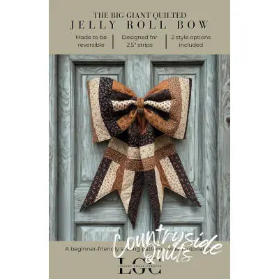 The Big Giant Quilted Jelly Roll Bow