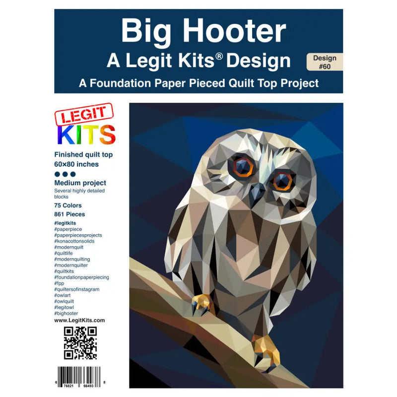 Big Hooter Quilt Kit QK060