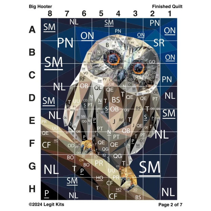 Big Hooter Quilt Kit QK060