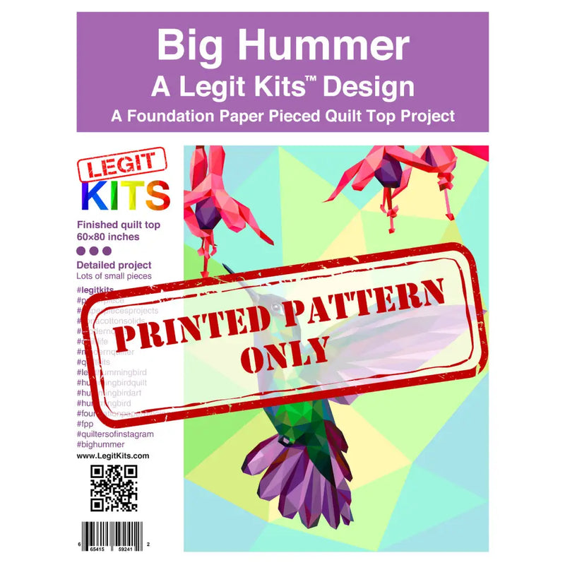 Big Hummer Pattern PT023
