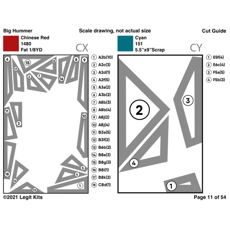 Big Hummer Quilt Kit QK023