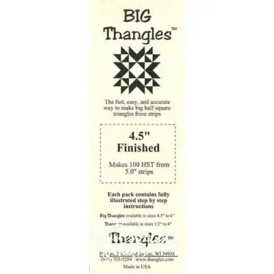 Big Thangles - 4.5 Finished 10154