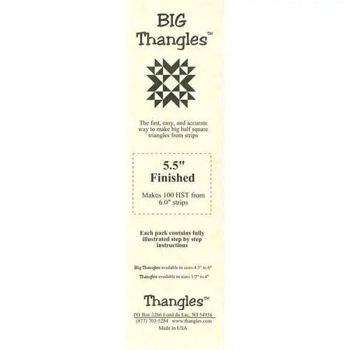 Big Thangles - 5.5 Finished 10021