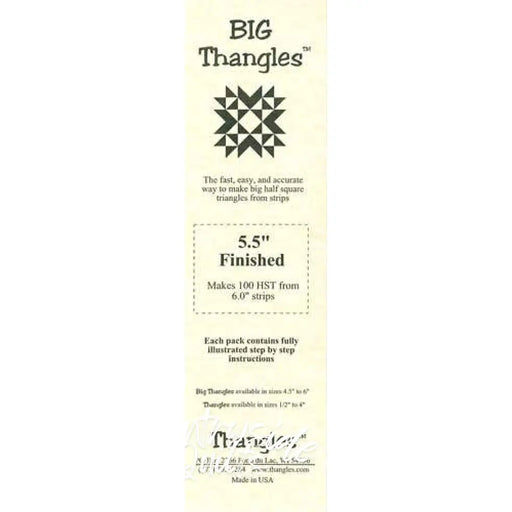 Big Thangles - 5.5 Finished 10021