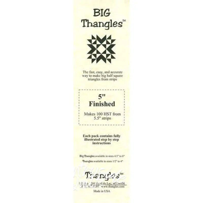 Big Thangles - 5 Finished 10059