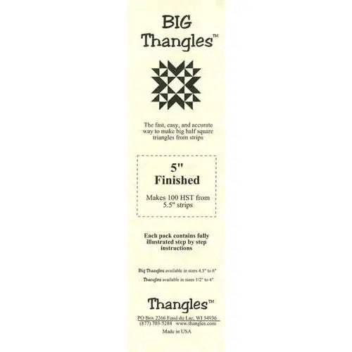 Big Thangles - 5 Finished 10059