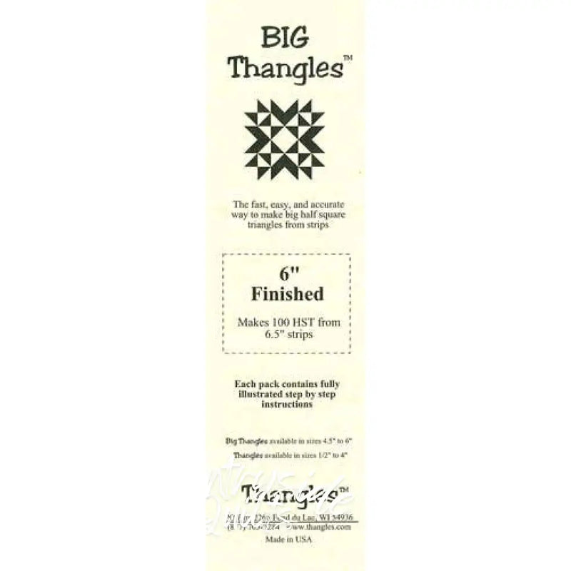 Big Thangles - 6 Finished 10071