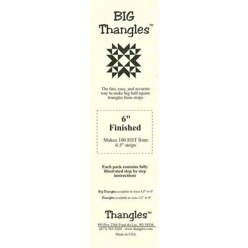 Big Thangles - 6 Finished 10071