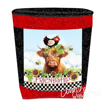 Bin Set Highland Cow Friendship