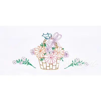 Bird On A Basket Perle Edge Pillowcases