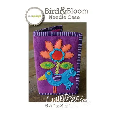 Bird and Bloom Needle Case Pattern