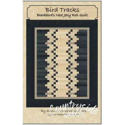 Bird Tracks Blackbird's Nest Jelly Roll Quilt