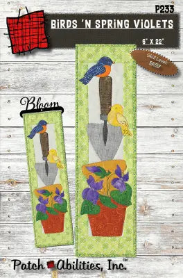 Birds n Spring Violets