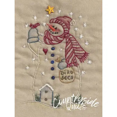 Birdseed Snowman Tea Dye