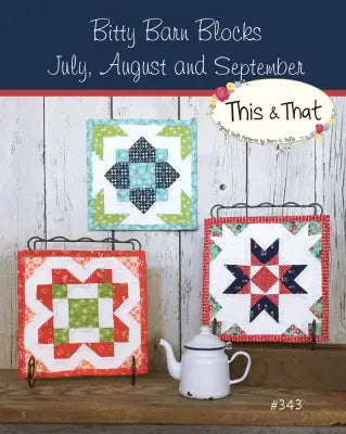 Bitty Barn Blocks July Septmeber