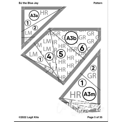 BJ the Blue Jay Quilt Kit