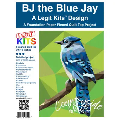 BJ the Blue Jay Quilt Kit