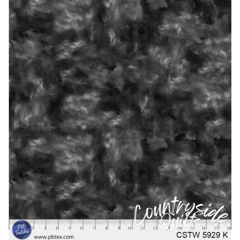 Black Grey Color Stories Cotton Wideback Fabric per yard