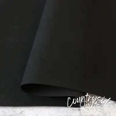 Black Microsuede 5yds