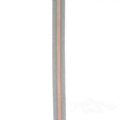 Black/White 5 Nylon Rose Gold Coil Zippers