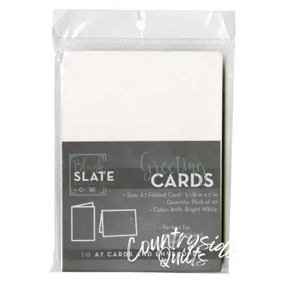 Blank Greeting Cards & Envelopes Size A7 10pk