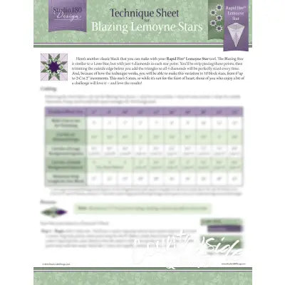 Blazing Lemoyne Stars