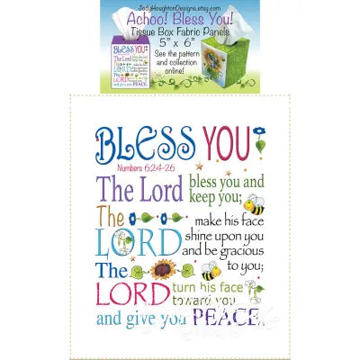 Bless You Tissue Box Panel