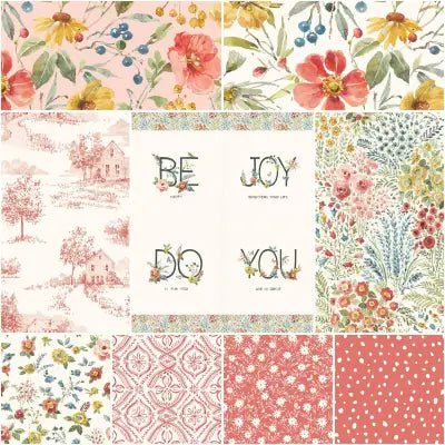 Blissful Moments 1 Yard Bundle Blush, 9pcs