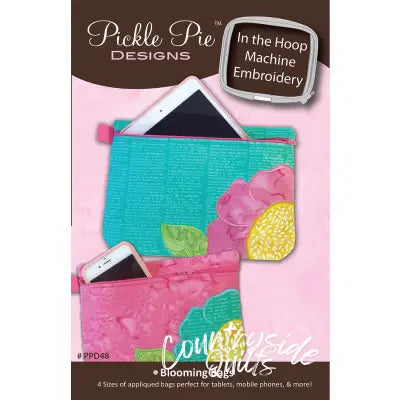 Blooming Bags In The Hoop Embroidery Design Collection