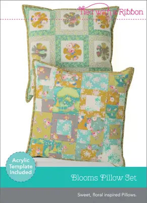 Blooms Pillow Set Includes Acrylic Template