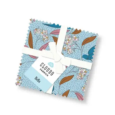 Blossom and Dot 5x5 organic cotton