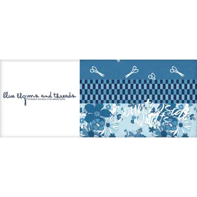 Blue Blooms and Threads 5in Squares, 42pcs