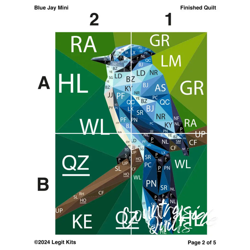 Blue Jay Mini Pattern PT063