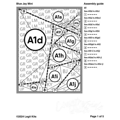Blue Jay Mini Pattern