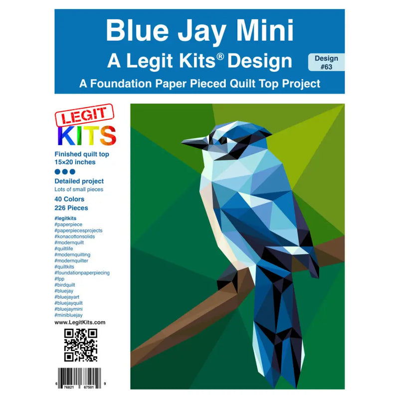 Blue Jay Mini Quilt Kit QK063