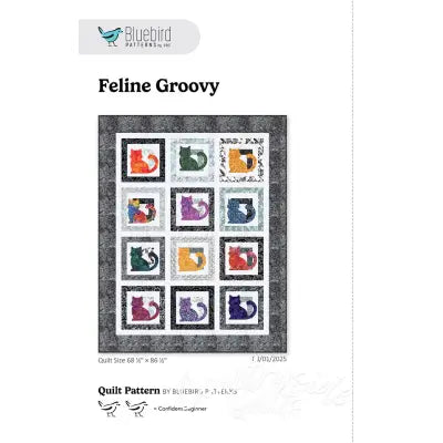 Bluebird Patterns Feline Groovy Quilt Pattern