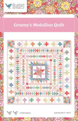 Bluebird Patterns Granny's Medallion Quilt Pattern
