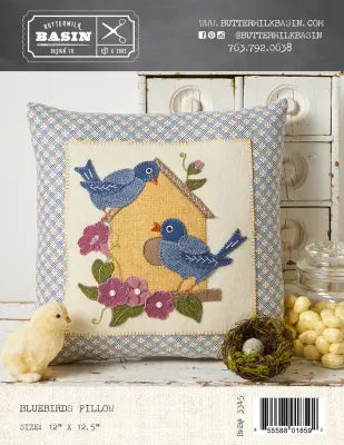 Bluebirds Pillow