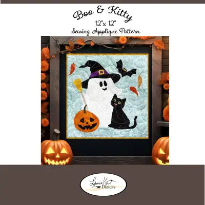 Boo & KItty Sewing Applique Pattern
