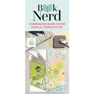 Book Nerd Companion Book Cover Acrylic 7 piece Template Set
