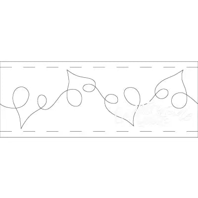 Borders Made Easy Continuous Heart 5in x 26ft