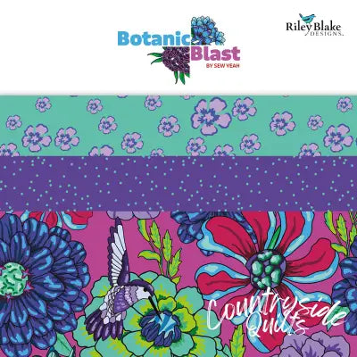 Botanic Blast 10in Squares, 42pcs