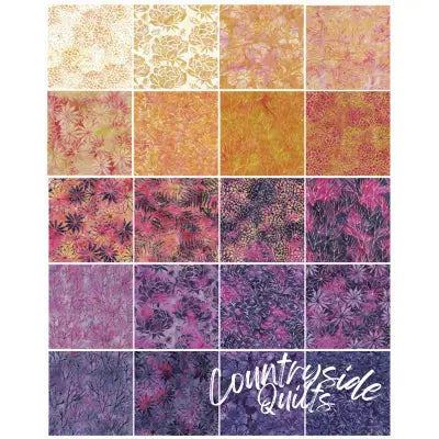 Botanical Dreams 10in Squares (42pc x 20 colors)