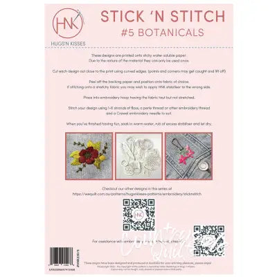 Botanicals Stick N Stitch