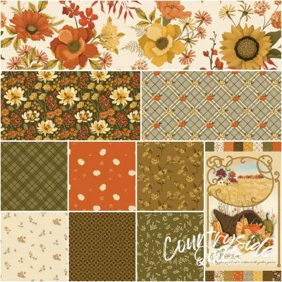 Bountiful 1 Yard Bundle Cream, 10 Pcs.