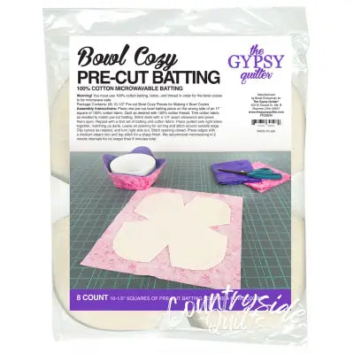 Bowl Cozy Pre-Cut Batting 8ct